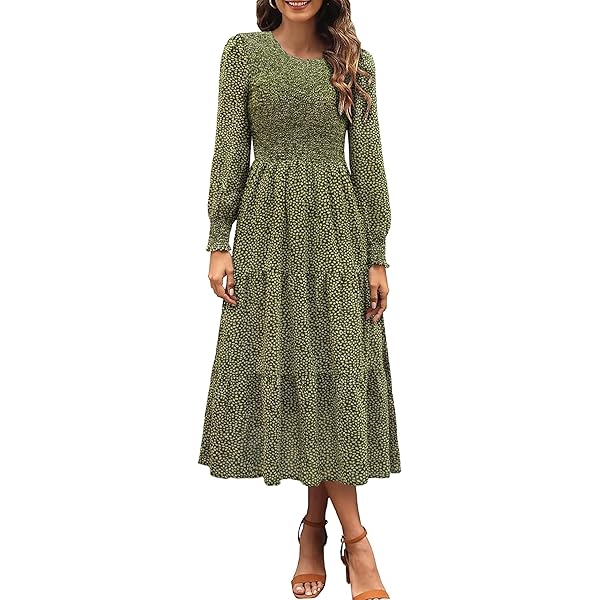 Forever 21 Women's Smocked Chiffon Peasant-Sleeve Dress Black X-Small at  Amazon Women's Clothing store