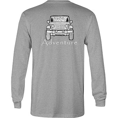 Men's Jeep Wrangler Adventure Long Sleeve Graphic Spain | Ubuy