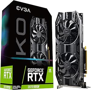 EVGA GeForce RTX 2070 Super KO Gaming, 08G-P4-2072-KR, 8GB GDDR6, Dual Fans