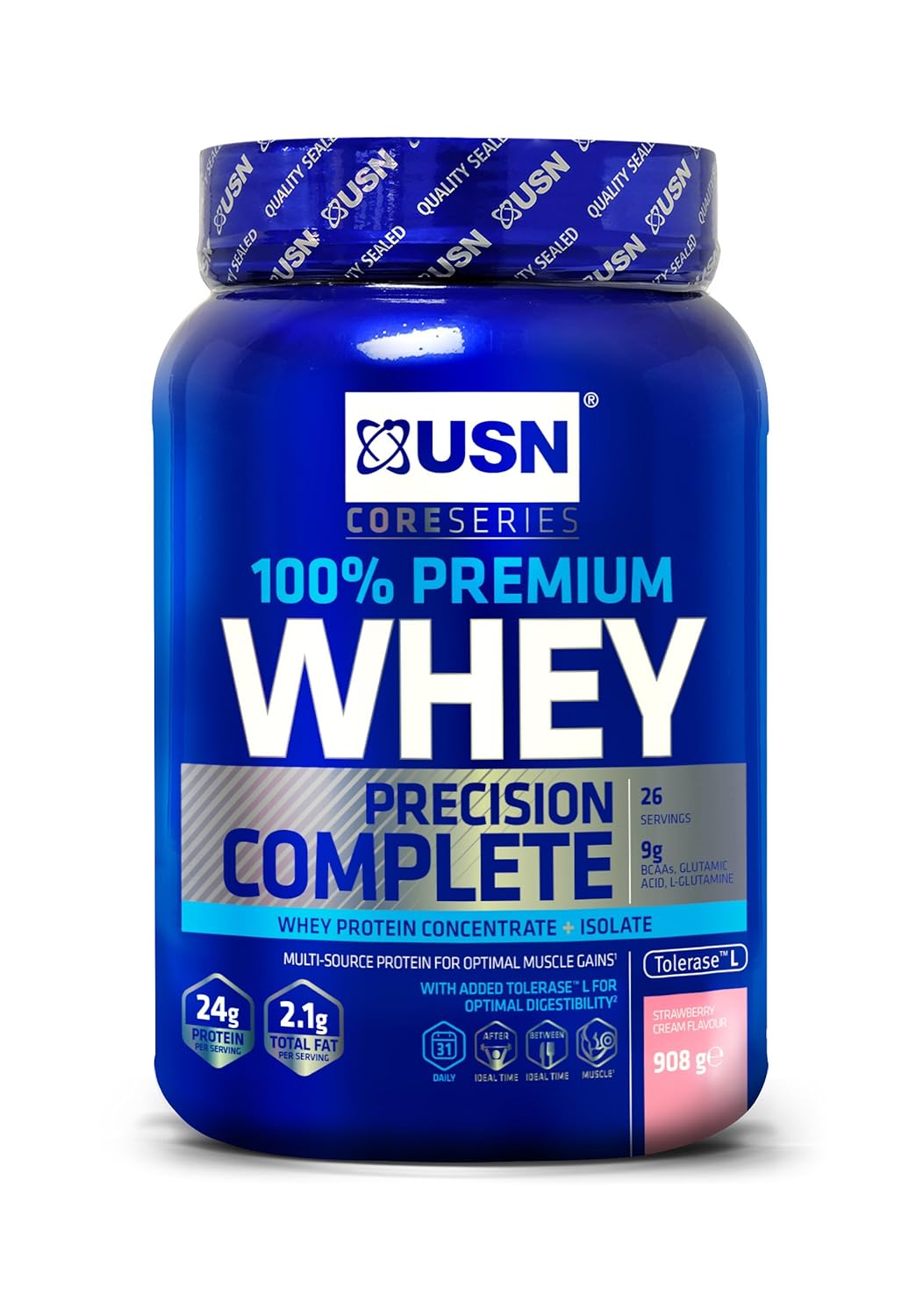 Usn Whey Protein Premium Strawberry 908 g Amazon.de Drogerie