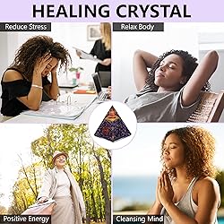 Anaya Agate Orgone Pyramid Aquamarine Crystal