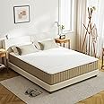 PurrJoys Full Mattress Firm, PurrJoys10 Inch Full Size Mattress in a Box,Hybrid Memory Foam Double Mattress with Individual Pocket Spring for Motion Isolation & Pressure Relief, CertiPUR-US
