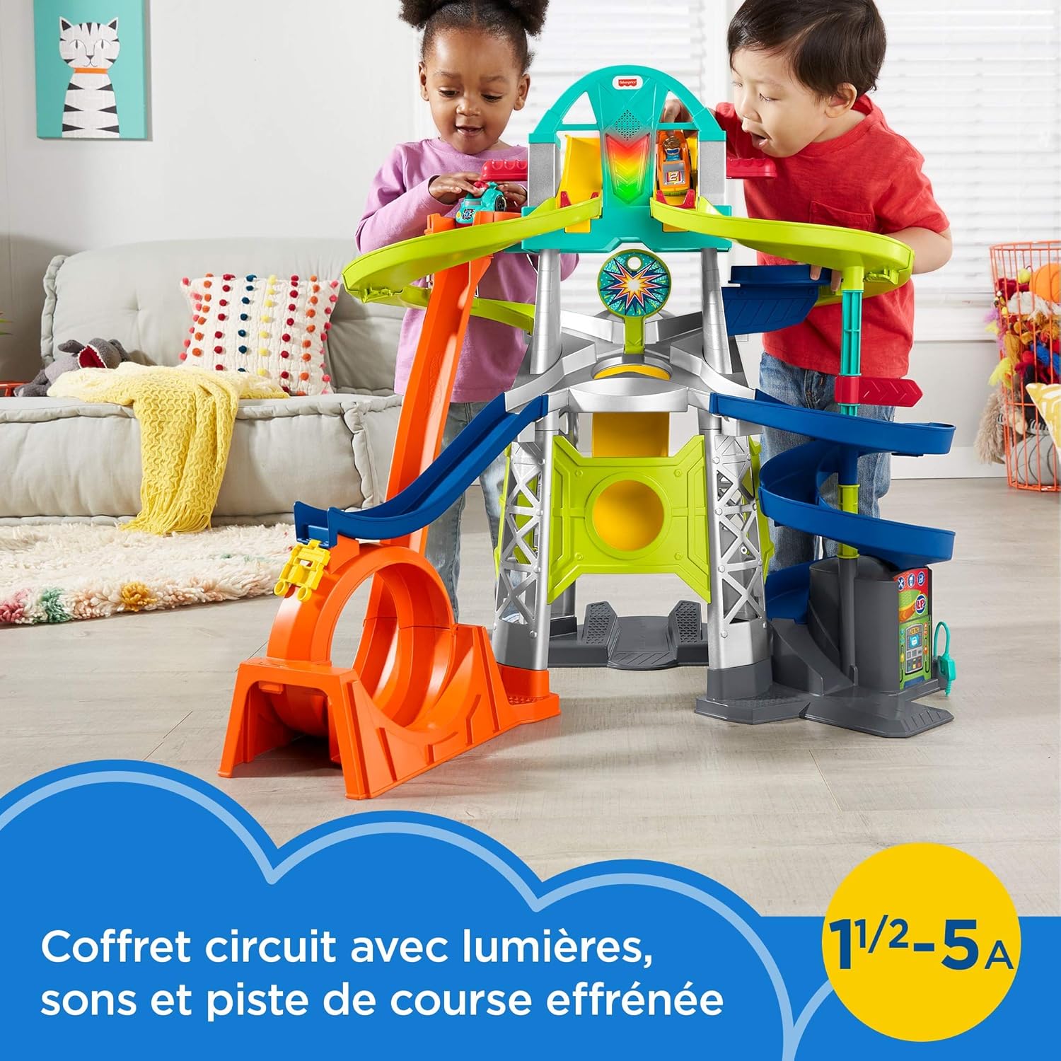 Fisher-Price Little People Launch and Loop Raceway,