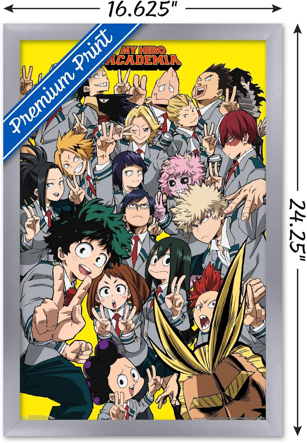 Trends International My Hero Academia-Selfie Wall Poster, 22.375" x 34", Unframed Version: Home & Kitchen