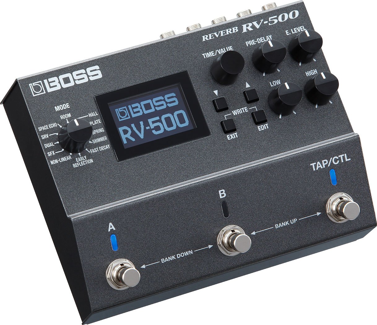 BOSS RV-500 Reverb Effects Pedal, Erstklassige 32 Bit AD/DA-Wandlung mit 32 Bit Fließkommaberechnung und 96 kHz Samplingrate in Studioqualität 2