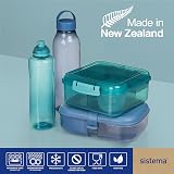 Sistema Swift Twist n Sip 480 ml Teal Stone Leakproof Kids Bottle 4 Pack view 6