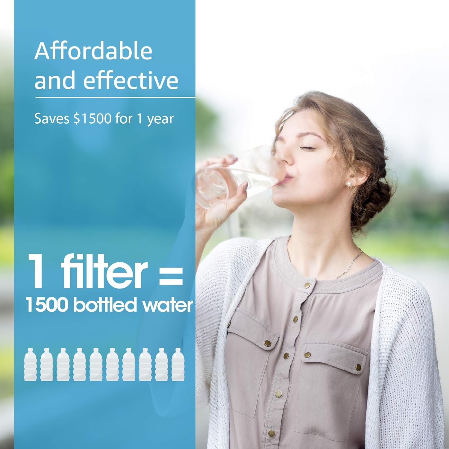 AQUACREST WFFMC303X Faucet Water Filter, Compatible with DuPont FMC303X, WFFMC300X Faucet Mount Water Filtration Cartridge, 200-Gallon (Pack of 3): Home Improvement