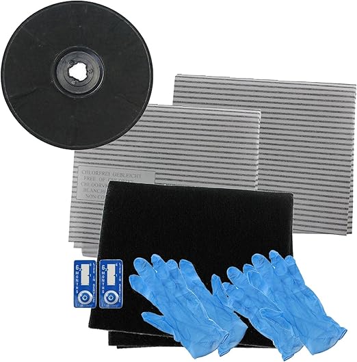 SPARES2GO EFF57 Type Carbon Charcoal Filter & Grease Filter for AEG