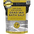 Aromasong Dead Sea Salt - Spa Bath Salt - 19 Lbs Fine Grain Bulk - 100% Pure - Better Absorbing Than Epsom Salt - Soak for Wo