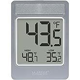 La Crosse Technology 314-519 Digital Window Battery Operated Thermometer with Daily Records