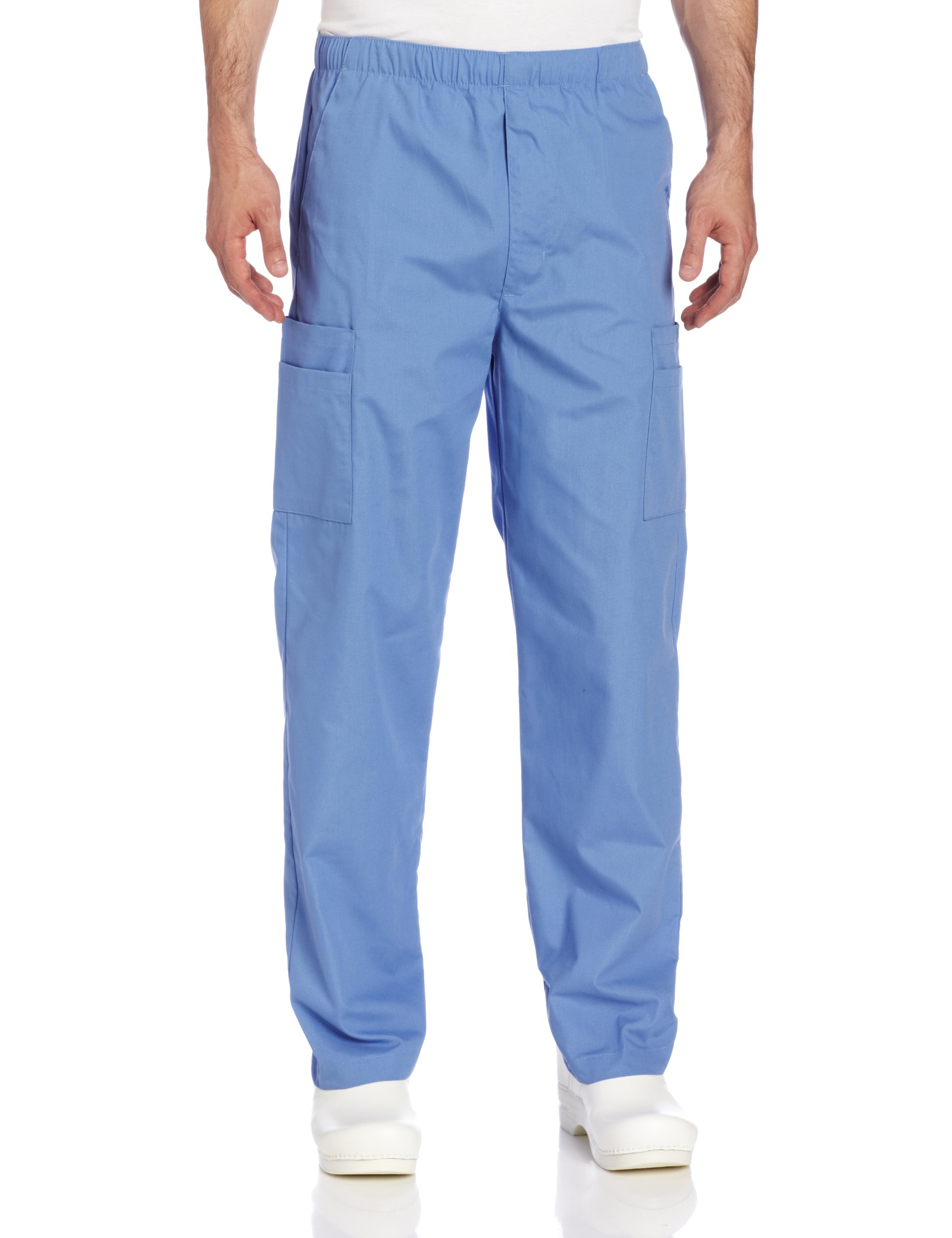 Landau Men's Comfort 7-Pocket Elastic Waist Drawstring Cargo Scrub Pant