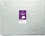 Culpitt 16x12 Cake Board & Box Combo, Silver Fern Cake Drum, 0.5" Thick view 6