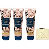 Bath & Body Works Sunrise Woods - 3 Ultimate Hydration Body Cream - with a Creamy Rose Bar Soap