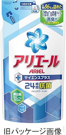 Amazon アリエール 洗濯洗剤 液体 イオンパワージェル サイエンスプラス 詰め替え 770g アリエール 液体洗剤