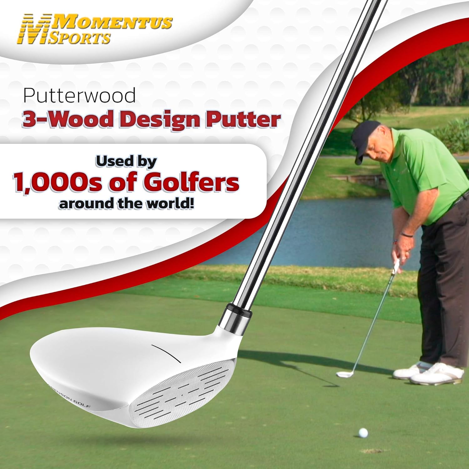 Sorenson 3-Wood Putterwood 35" Right Hand : Golf Putters : Sports & Outdoors
