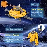 OMWay STEM Solar Robot Toys 6-in-1 Educational Space Robotics Kit for Kids view 2