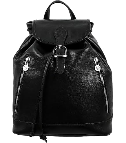 Time Resistance Leather Backpack for Women