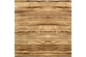 Jahof Solid Wood Table Top 32 x 32 inch, One-Piece Desktop 1 inch Thick, Square Tabletop for Dining Table, Desk, Workbench, Wooden Countertop for Home and Office (80 x 80 cm, Light Brown)