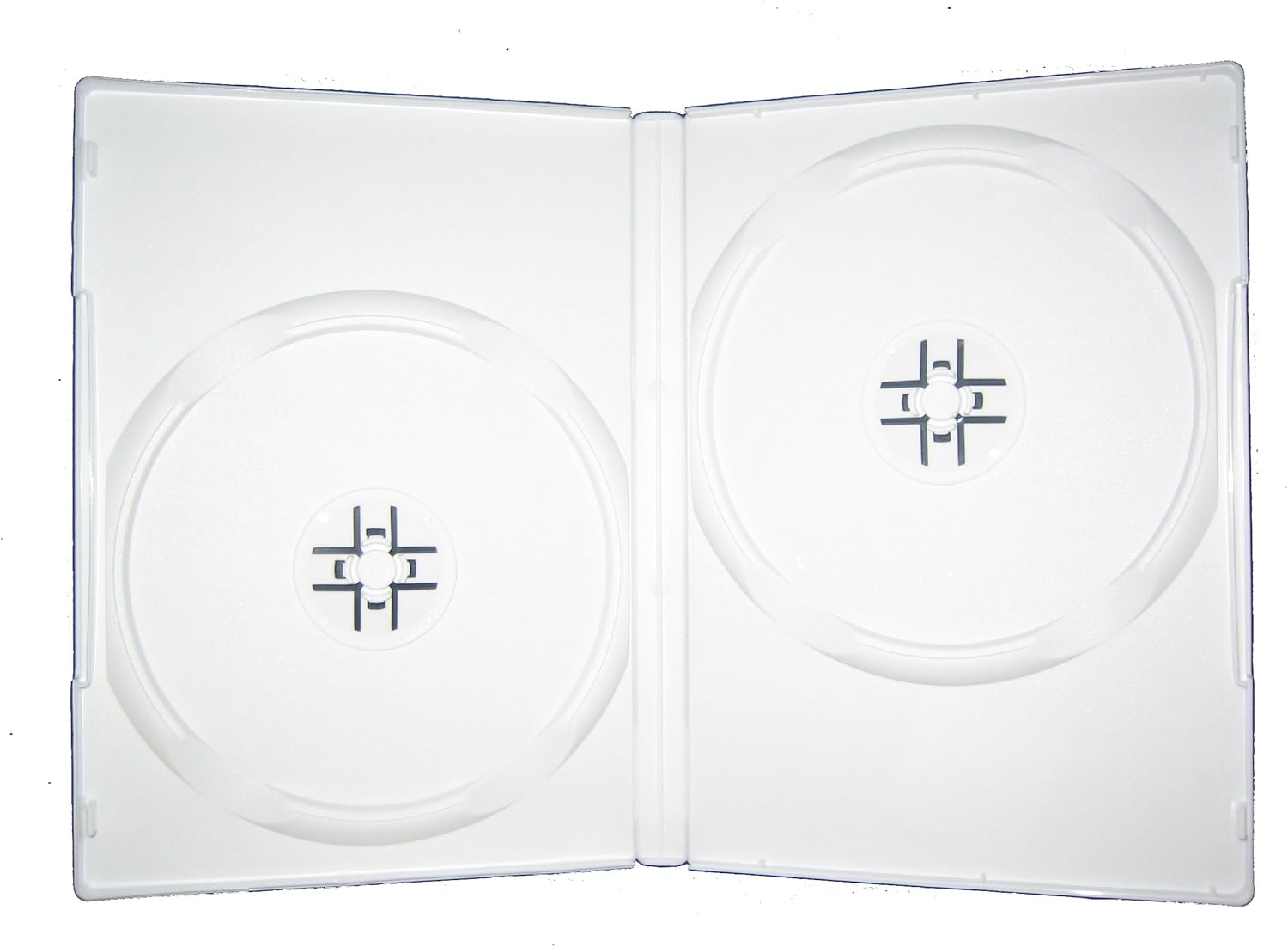 LDB 14MM Double White DVD CASE, NO Logo,100 PCS, PSD38