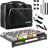 STRICH MAX22 Guitar Pedalboard Extra Large Aluminum 22 x 17.7 in Carry Bag