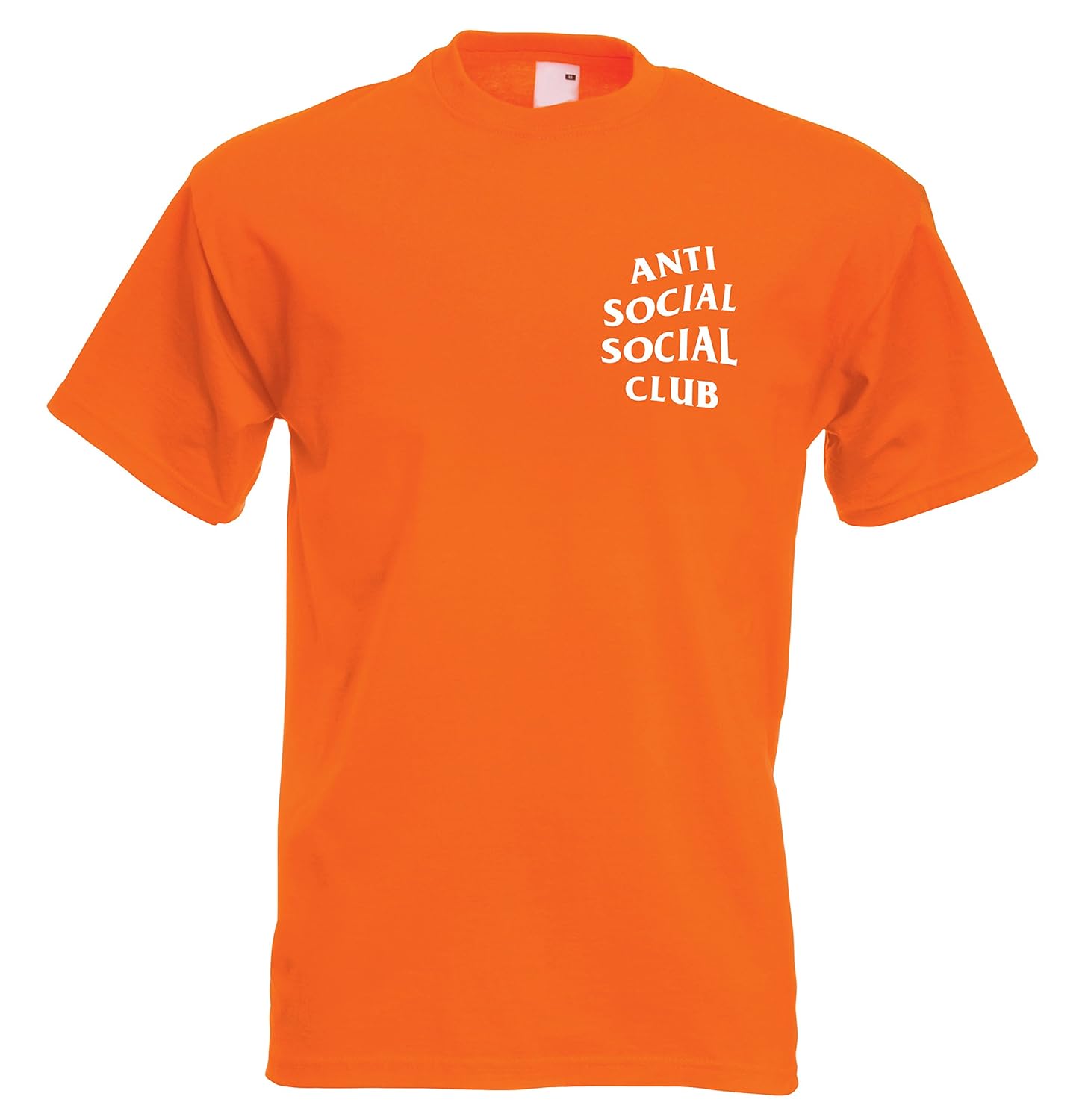 anti social club orange shirt