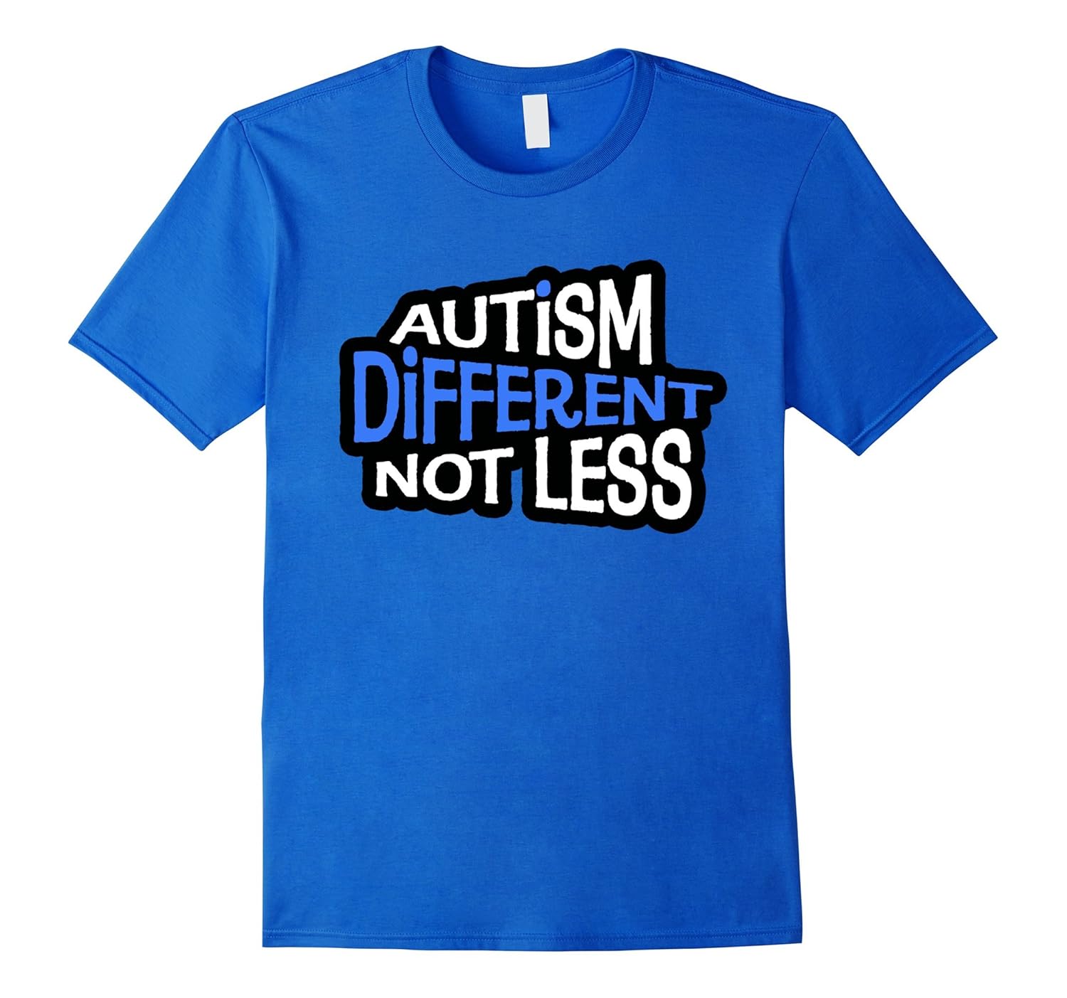 Autism Different Not Less - Autism Awareness T-Shirt-anz