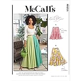 McCall M8205ZZ Misses' Circle Skirt Sewing Pattern Kit with Style Variations, Code M8205, Sizes L-XL-2XL