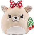 Squishmallows 8-Inch Clarice The Reindeer - Official Jazwares Plush - Collectible Soft & Squishy Stuffed Animal Toy - Add to Your Squad - Gift for Kids, Girls & Boys