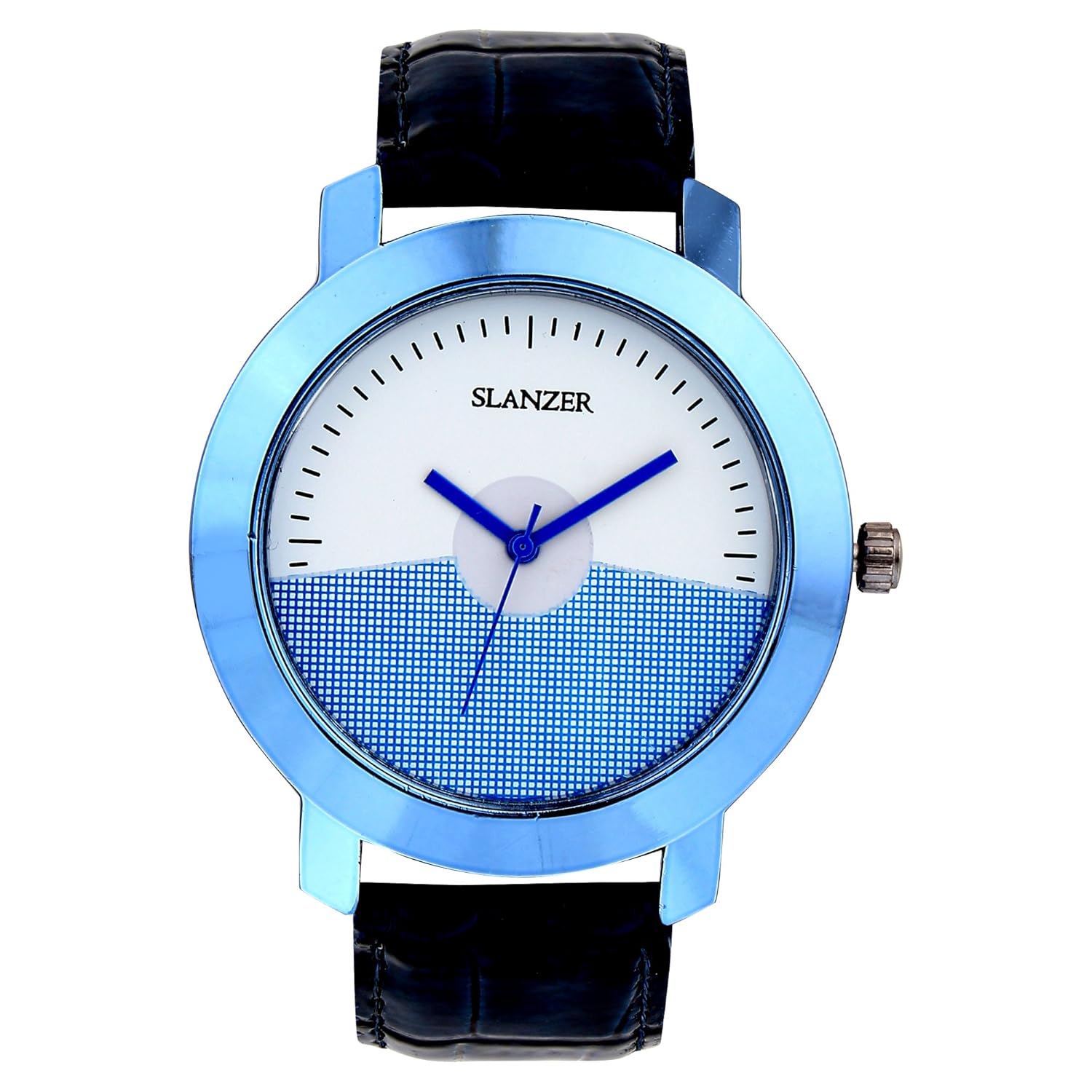 slanzer prophecy slz-0026 multicolour dial blue strap analog men's watch