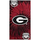 Northwest NCAA Georgia Bulldogs Unisex-Adult Beach Towel, 30" x 60", Psychedelic