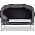 Privacy Pop Bed Tent (Twin) - Black