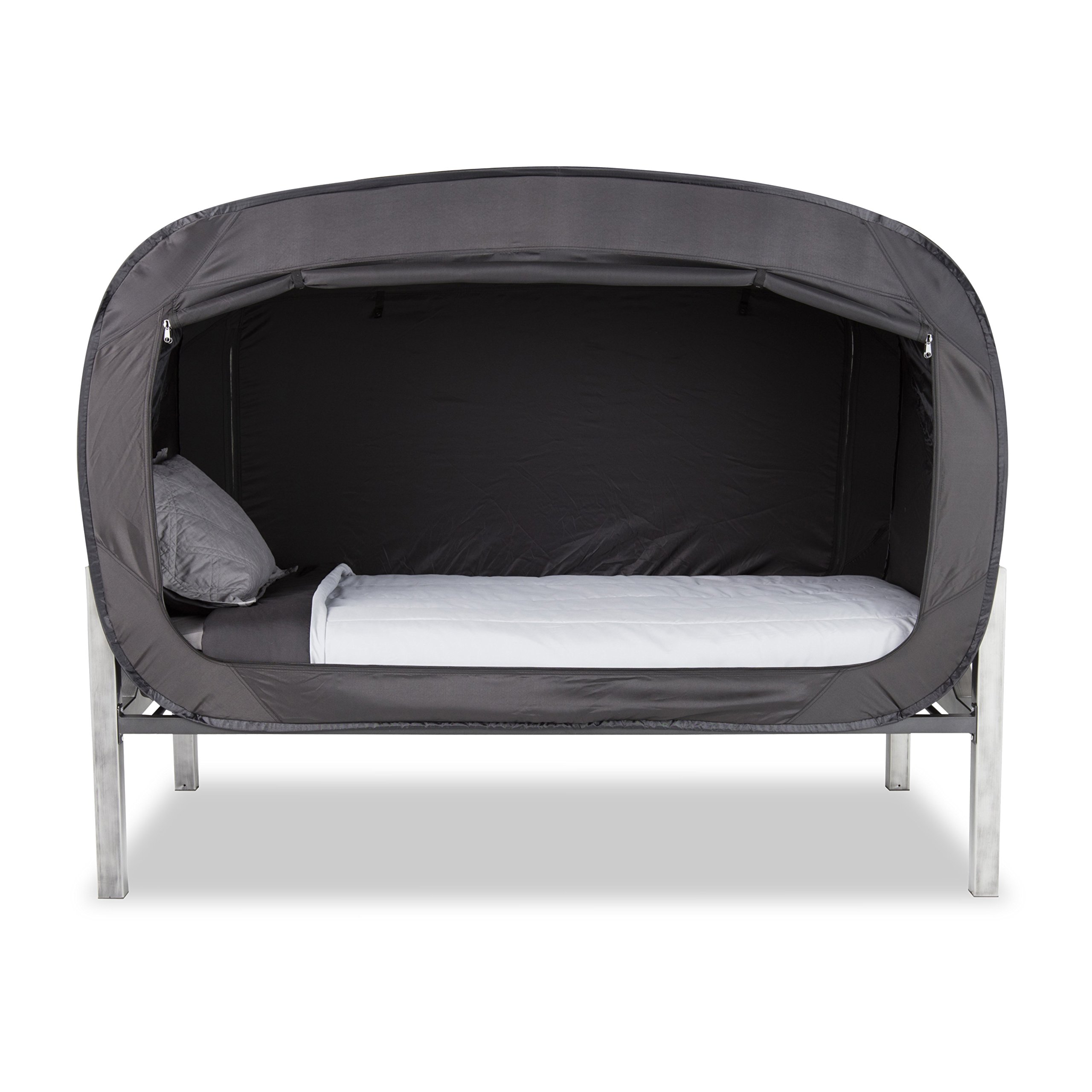 Privacy Pop Bed Tent (Twin) - BLACK