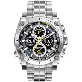 Bulova Men's Icon High Precision Quartz Chronograph Watch, Curved Mineral Crystal