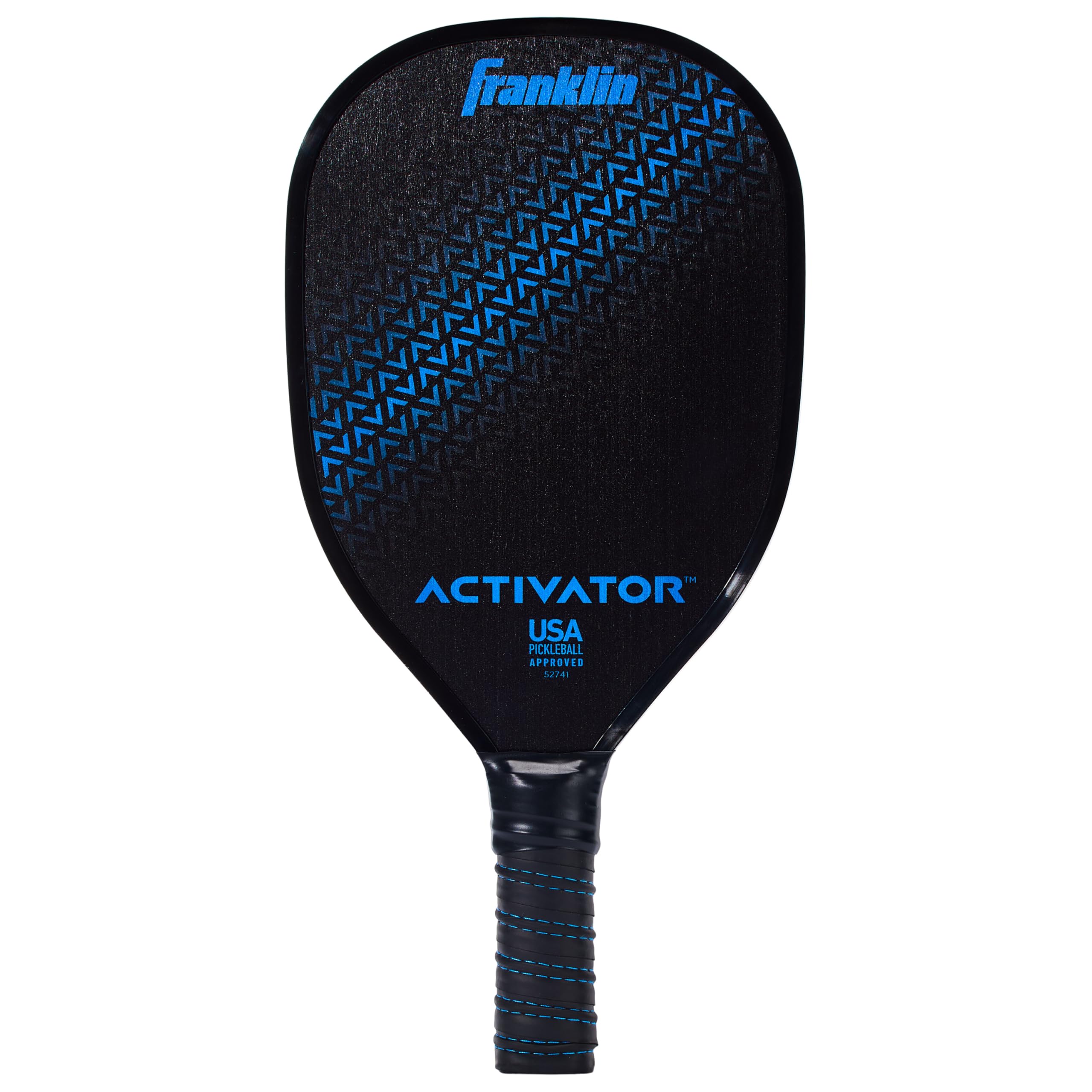 Franklin Sports Pickleball Paddle, Wooden Racket, Activator Blue, USAPA Approved, 13mm Thick Core