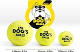 The Dog's Balls Dog Tennis Balls Medium 6 Pack Yellow Non Abrasive Felt view 5