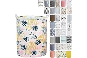 RoyBoder Collapsible Laundry Basket in Bedroom Waterproof Laundry Hamper in Bathroom Large Laundry Bag in College Dormitory Cloakroom Livingroom Nursery Organizer Toy Bin