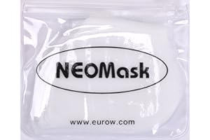 Eurow Replacement Filters for NeoMask Neoprene Carbon Mask (Pack of 10)