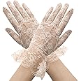QPIXVB Lace Gloves - Women's Tea Party & Bridal Wedding Gloves