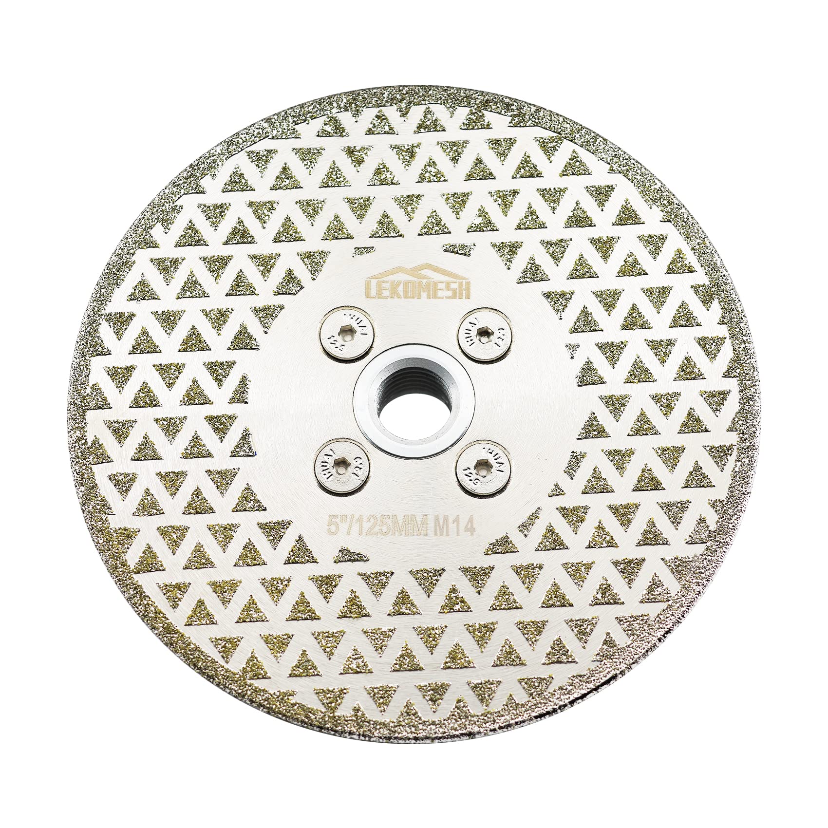 Diamond Cutting Grinding Discs 125MM LEKOMESH - Double-sided Diamond Cutting Discs for Granite Marble Porcelain Ceramic Tile Artificial Stone