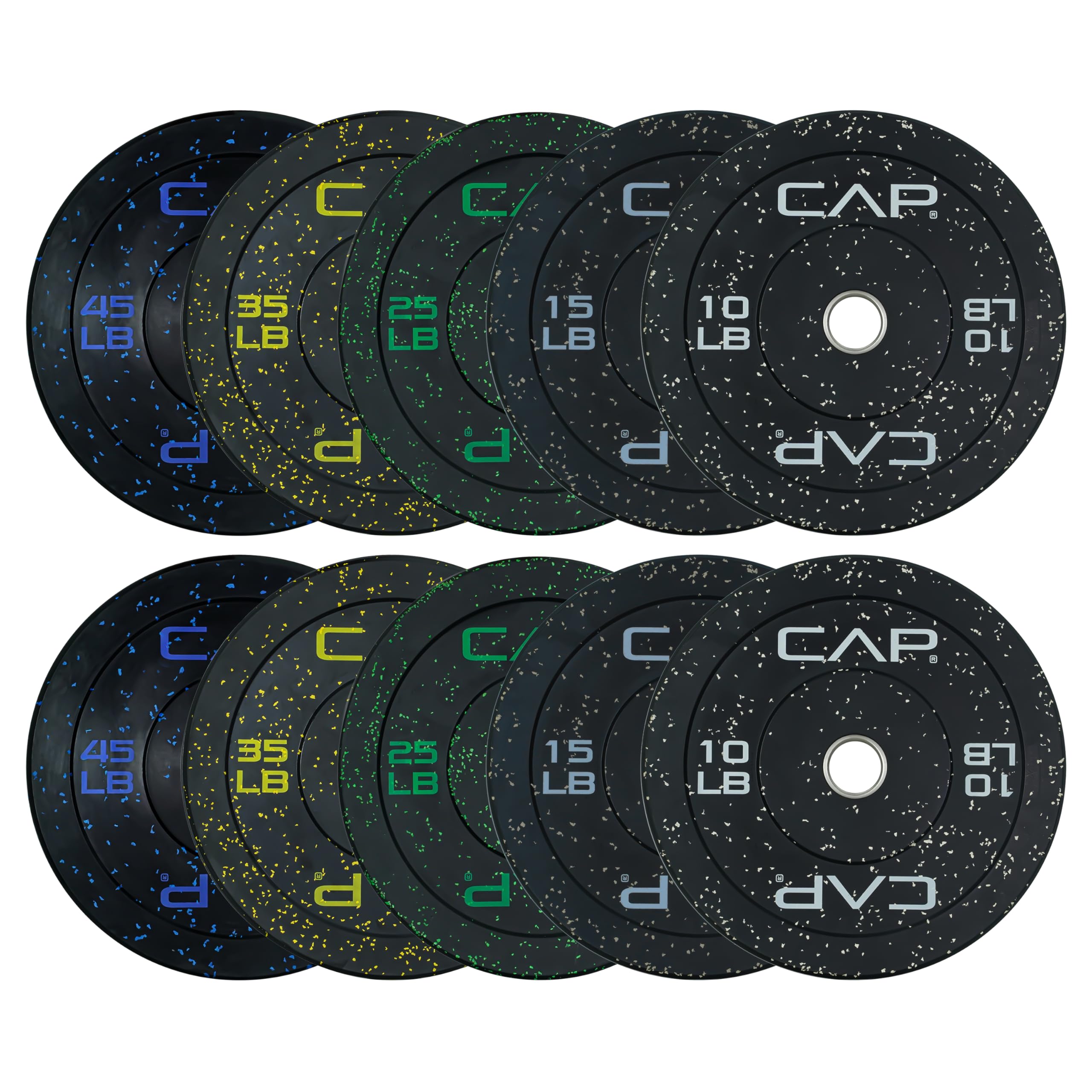 Photo 1 of (only one) CAP Barbell Economy - Speckled Olympic Bumper Plate