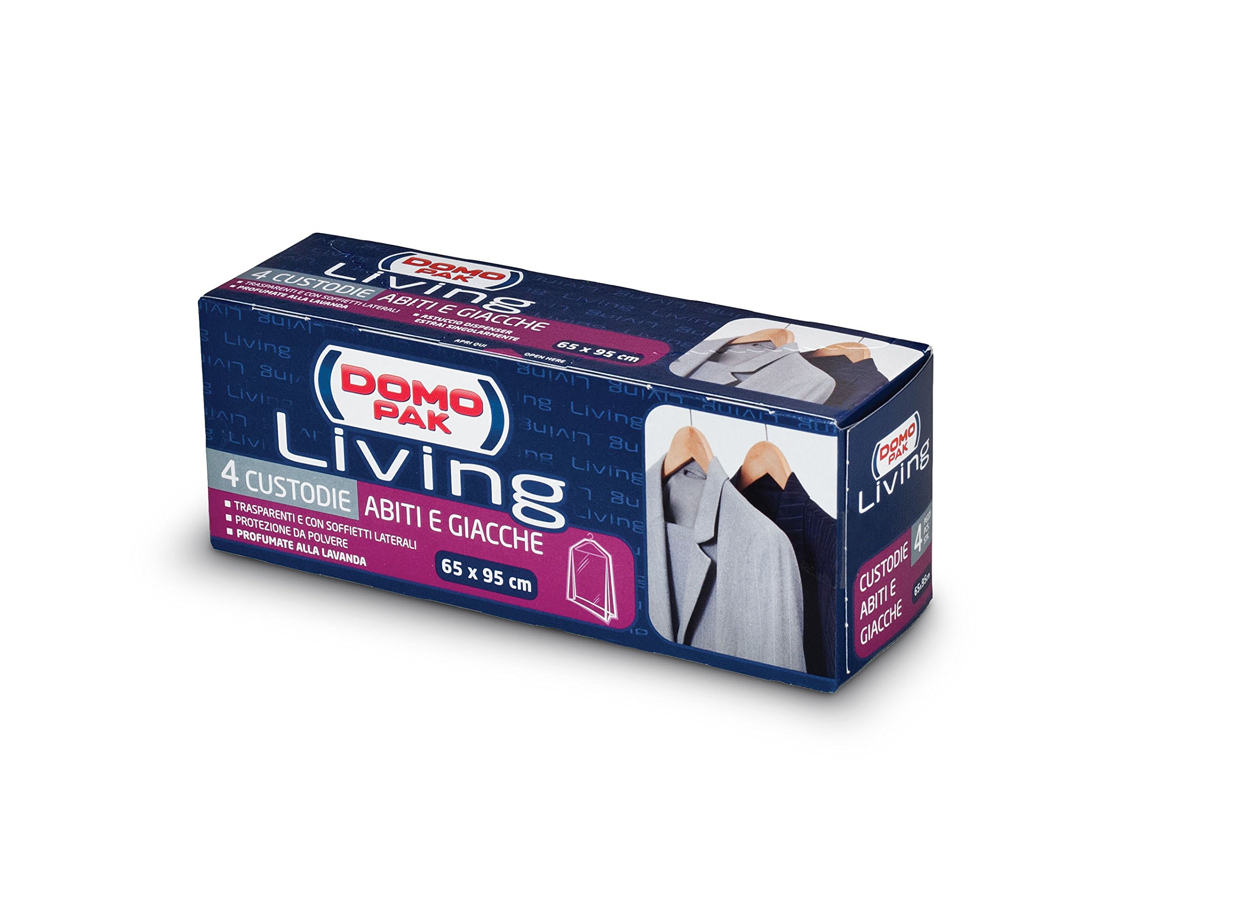 DOMOPAK 4 Dust Bags for Clothes and Jackets