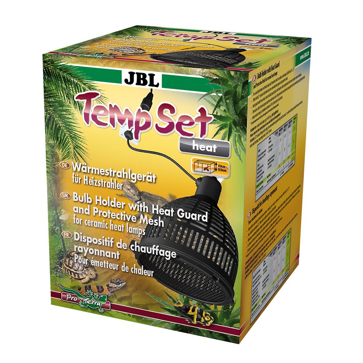 JBL installation set for terrarium spotlights, TempSet