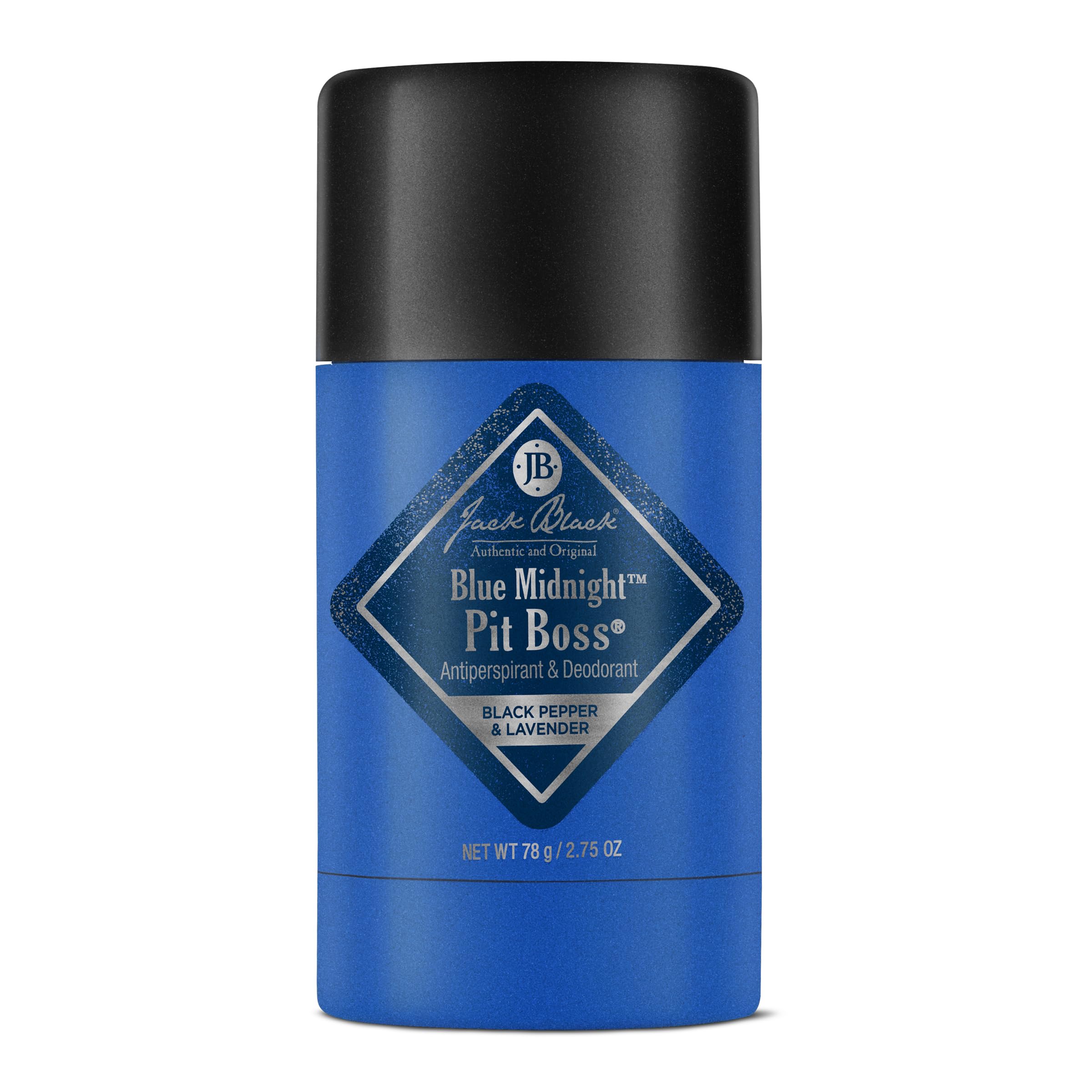 Photo 1 of ***MISSING LID*** Jack Black Pit Boss Blue Midnight Antiperspirant & Deodorant Men - 2.75 oz - Black Pepper & Lavender - Mens Deodorant for Sensitive Skin