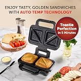 Breville Stuff n Press Deep Fill Toastie Maker 2 Slice High Hinge Black view 2