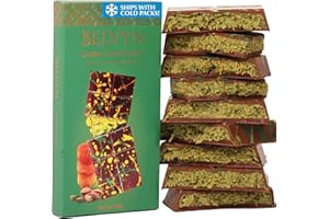 Belvyn Dubai Chocolate Bar Pistachio Deluxe 7 oz Bar, Rich Milk Chocolate, Luxurious Pistachio Filling with Crisp Kataifi Threads, Iconic Dubai Knafeh Treat