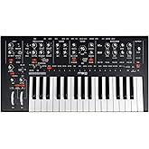 MOOG Messenger Monophonic Analog Synthesizer | 32 Keys, 64-Step Sequencer, 256 Presets, and RES BASS Compensation