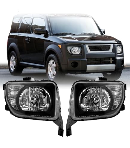 Amazon.com: For Honda Element Headlight Lamp 2003 2004 2005 2006