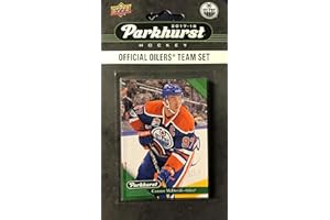 Edmonton Oilers 2017 2018 Upper Deck PARKHURST Factory Sealed 10 Card Team Set Featuring Connor McDavid, Leon Draisaitl and a
