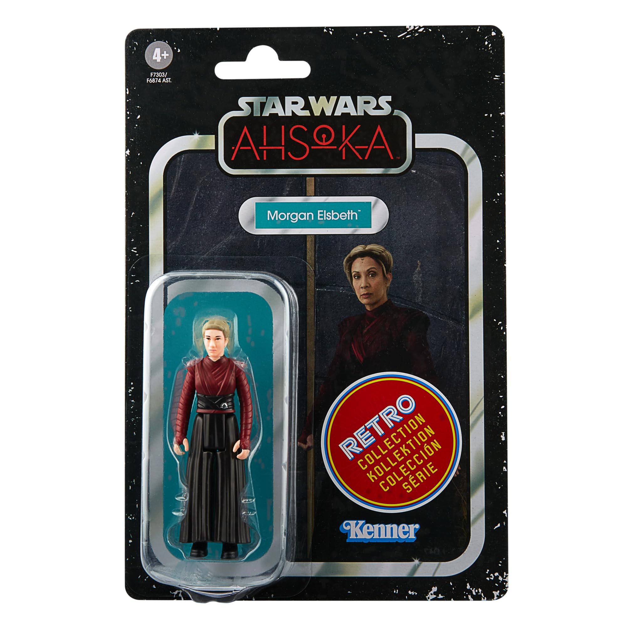 Star Wars Retro Collection Morgan Elsbeth, Ahsoka 9.5-cm Action Figures