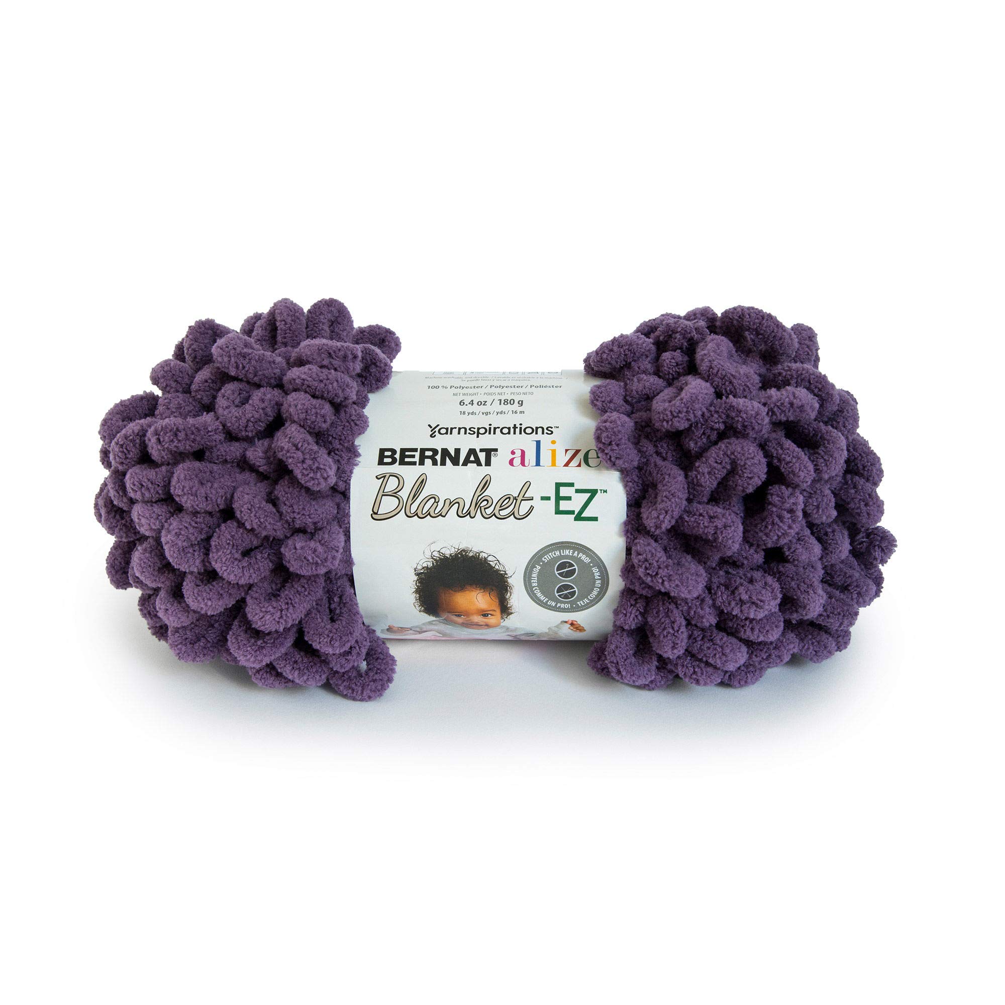 Bernat Alize Blanket-EZ 180g - Mauve